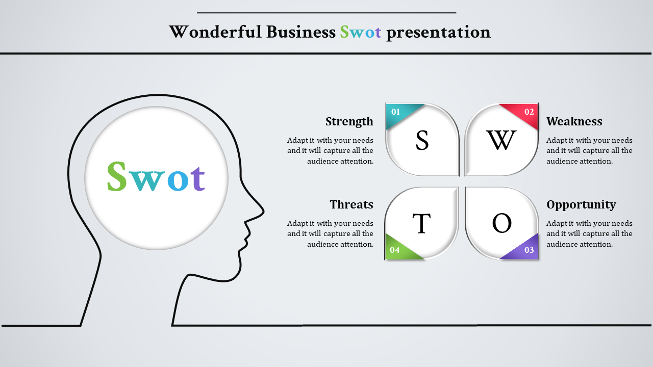 swot powerpoint template download-best swot business-4-multi color